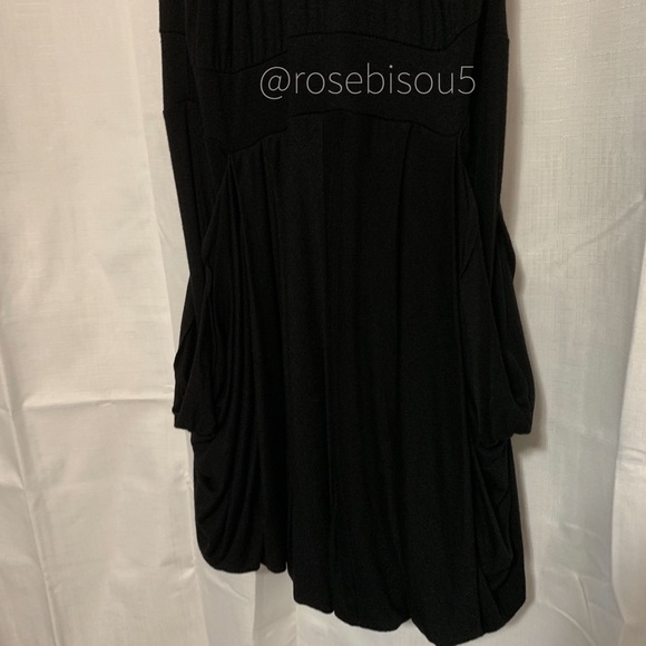 🍸🆕{JOSHUA} Black Braided Chain Embellished LBD - Picture 4 of 8